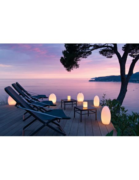 Petite table basse de jardin 42,5 x 42,5 cm RIVAGE