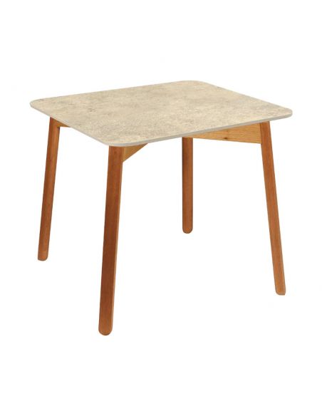 Table de repas de jardin 80 x 80 cm GORDES