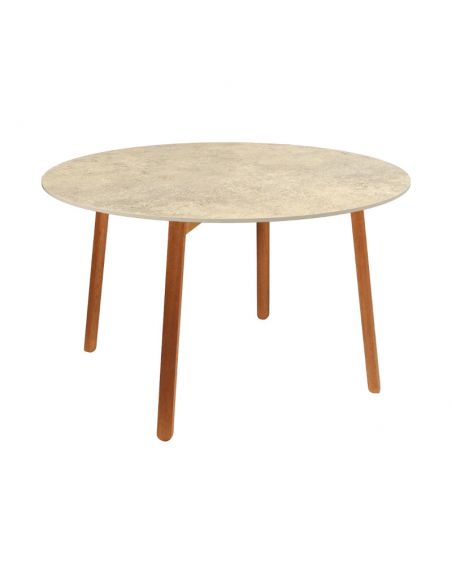 Table de repas de jardin diamètre 120 cm GORDES