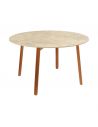 Table de repas de jardin diamètre 120 cm GORDES