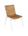 Chaise de jardin teck massif PILOTIS