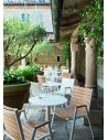 Chaise de jardin teck massif PILOTIS