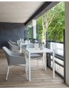 Table de repas de jardin 70 x 70 cm QUADRIX