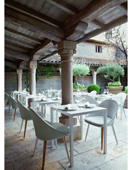 Table de repas de jardin 70 x 70 cm QUADRIX