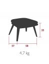 Tabouret bas de jardin VANITY