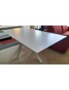 Déstockage Table extensible contemporaine 200 cm + 1 allonge 80 cm MOON avec plateau en céramique UYUNI Dekton