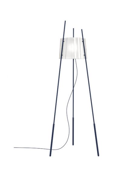 Déstockage Lampadaire TYLA bleu noir RAL5004 KDLN