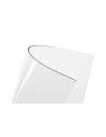 Nappe plastique cristal souple transparent 75/100 (0.75 mm) STANDARD L140CM, AU MÈTRE