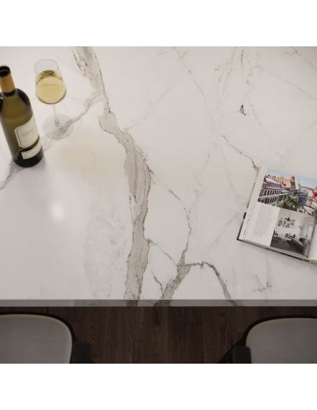 Céramique plateau de table sur mesure DAZE, épaisseur 0.8 cm