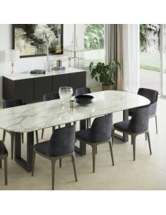Céramique plateau de table sur mesure XGLOSS brillant LUCID, épaisseur 0.8 cm 2