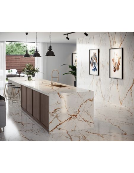 Céramique plateau de table sur mesure REVERIE, épaisseur 0.8 cm