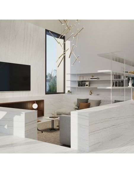 Céramique plateau de table sur mesure NEURAL, épaisseur 1.2 cm