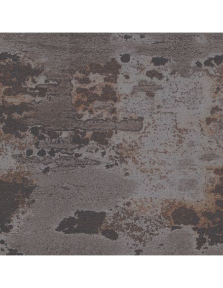 Déstockage Table extensible contemporaine ALISON 180 cm + 2 allonges 50 cm, plateau céramique DEKTON TRILIUM ép. 0.8 cm