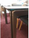 Déstockage Table de repas extensible en céramique CLASS 180 cm + allonge portefeuille 80 cm DEXO