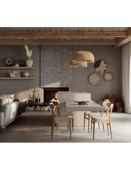 Céramique plateau de table sur mesure VK03 GRIGIO, épaisseur 2.0 cm