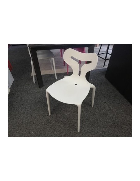 Déstockage Chaise AREA 51 CB1042 P94 blanc optique opaque