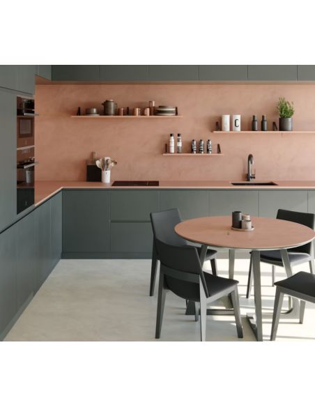 Céramique plateau de table sur mesure UMBER, épaisseur 1.2 cm