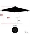 Parasol diamètre 250 cm KOTO