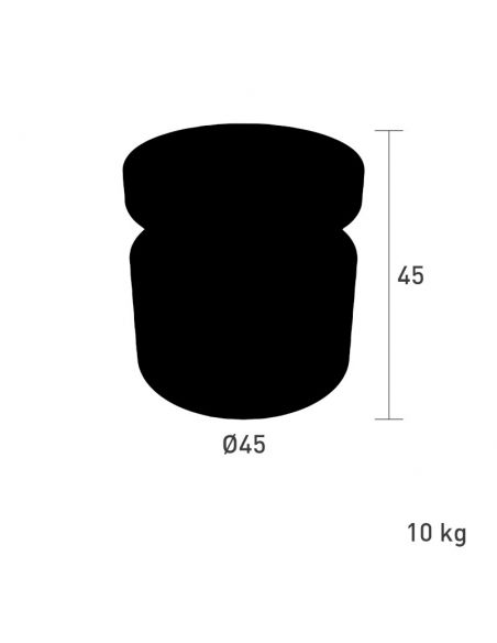 Pied de parasol moulé