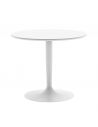 Déstockage Table ronde PLANET CB4005 FD120, diamètre 120 cm, plateau blanc optique P94 CONNUBIA