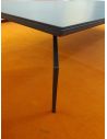 Déstockage Table basse en céramique DEKTON SIRIUS, piétement métal design noir