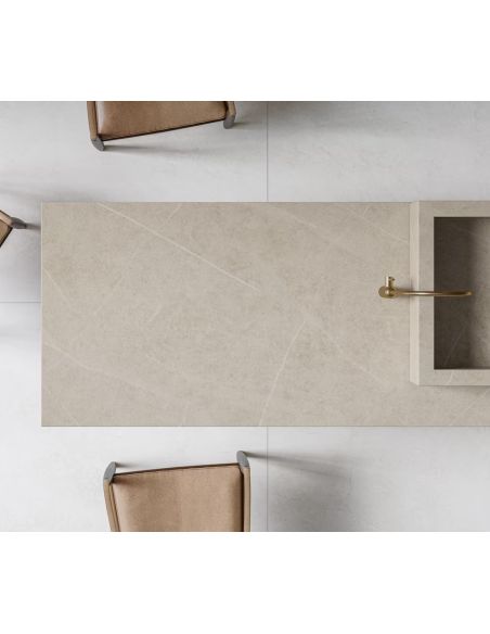 Céramique plateau de table sur mesure ADIA, épaisseur 0.8 cm