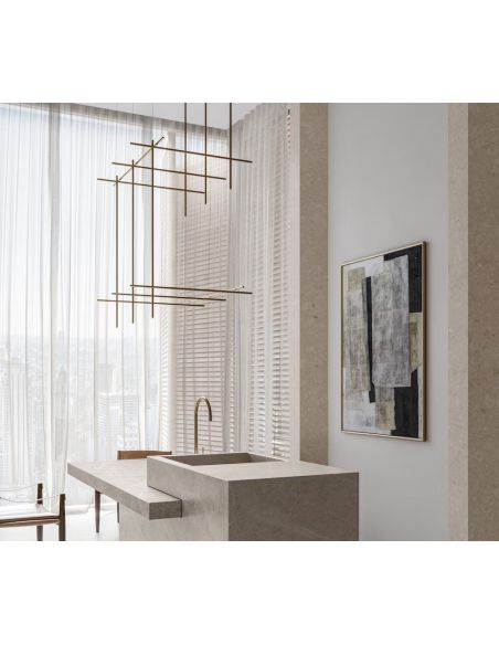 Céramique plateau de table sur mesure ADIA, épaisseur 0.8 cm