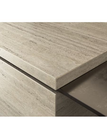 Céramique plateau de table sur mesure NEBU, épaisseur 0.8 cm