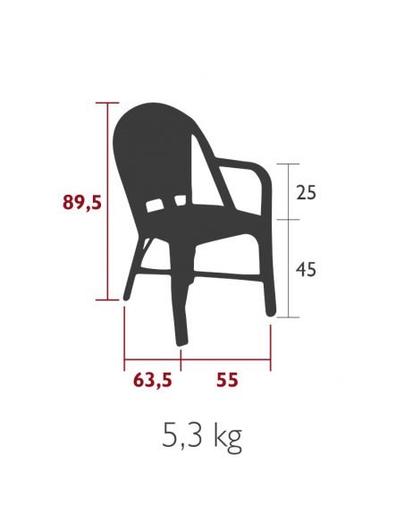 Fauteuil de jardin DEMOISELLE