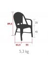 Fauteuil de jardin DEMOISELLE