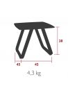 Table basse de jardin 45 x 45 cm MARIETA