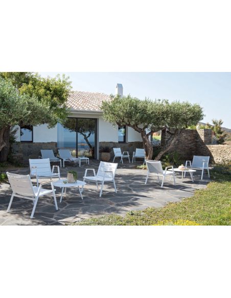 Fauteuil bas de jardin Batyline PILOTIS
