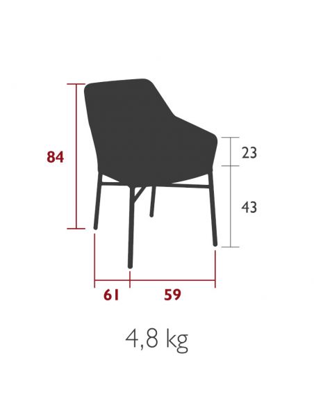 Fauteuil Corde de jardin SAN JOSÉ