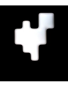 Déstockage Applique murale et plafonnier PIXEL blanc KDLN
