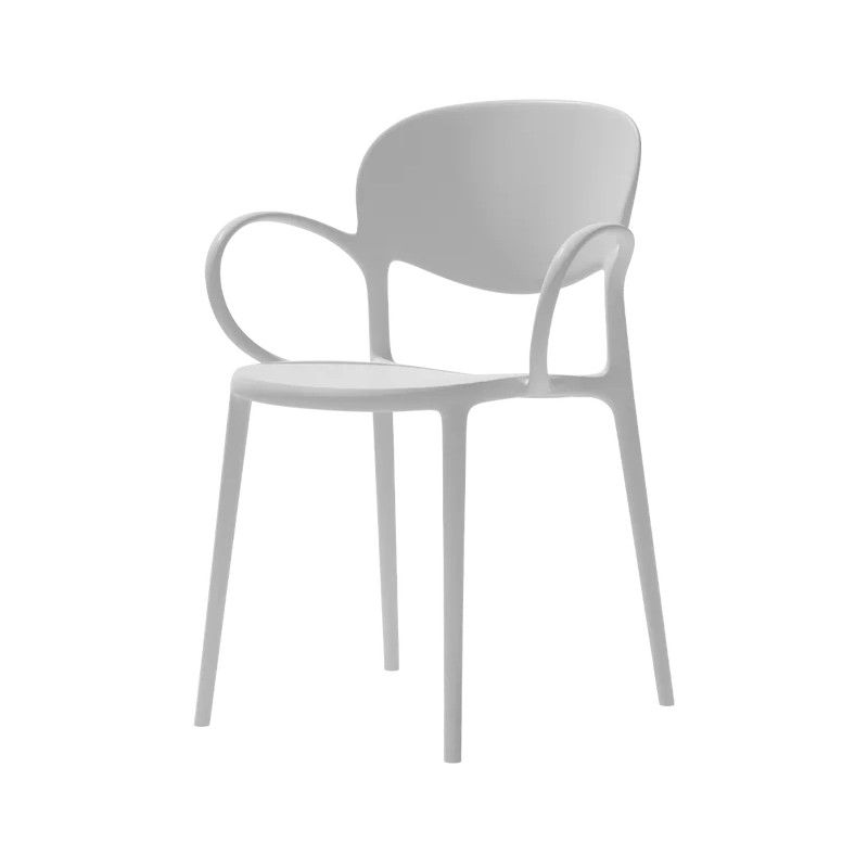 Chaise en polypropylène avec accoudoirs ABBY CB2192