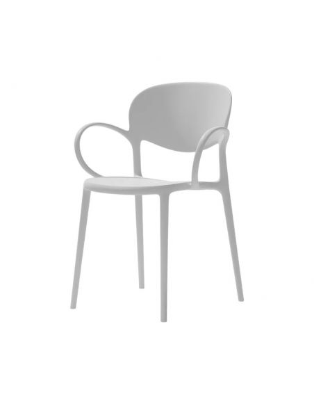 Chaise en polypropylène avec accoudoirs ABBY CB2192