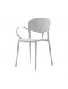 Chaise en polypropylène avec accoudoirs ABBY CB2192