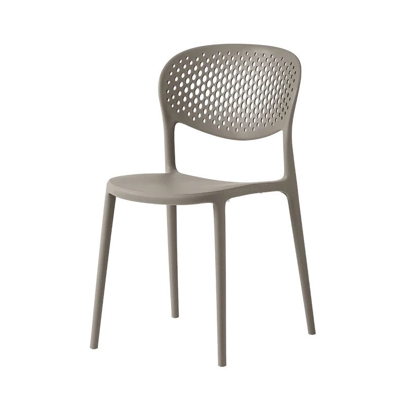 Chaise en polypropylène avec dossier perforé ABBY CB2193