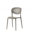 Chaise en polypropylène avec dossier perforé ABBY CB2193