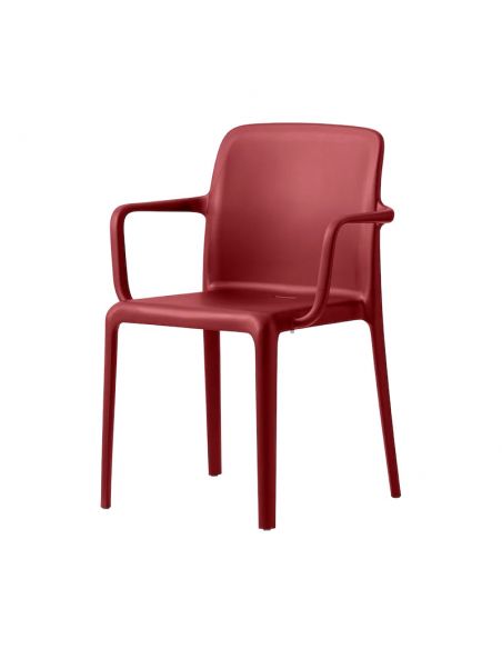 Chaise monocoque en polypropylène avec accoudoirs BAYO CB2119