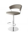 Tabouret rembourré piètement luge pivotant réglable en hauteur NEW YORK CB1088
