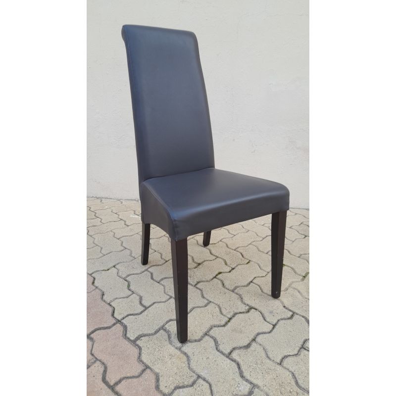 Déstockage Chaise VALENCIA, simili-cuir Magnum marron EUROPEA