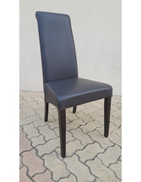 Déstockage Chaise VALENCIA, simili-cuir Magnum marron EUROPEA