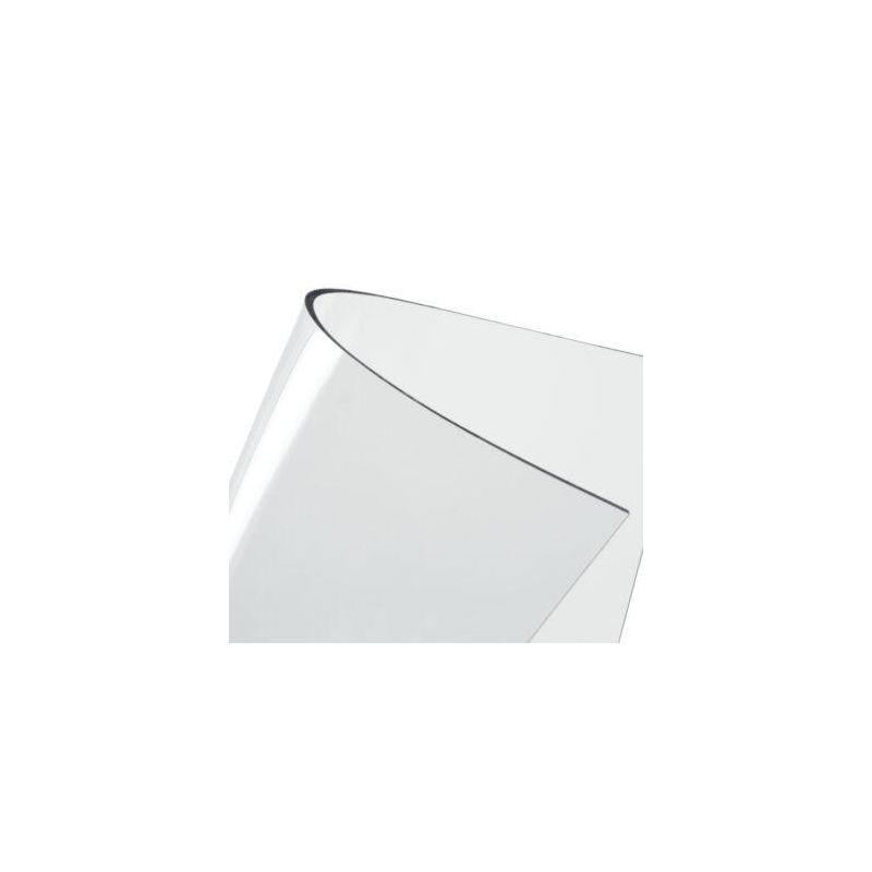 Nappe plastique cristal souple transparent 200/100 (2 mm) HAUTE TRANSPARENCE L120CM, AU MÈTRE