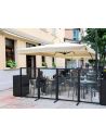 Coupe-vent, cadre tubulaire en aluminium UNICO, H.180cm x L.100cm