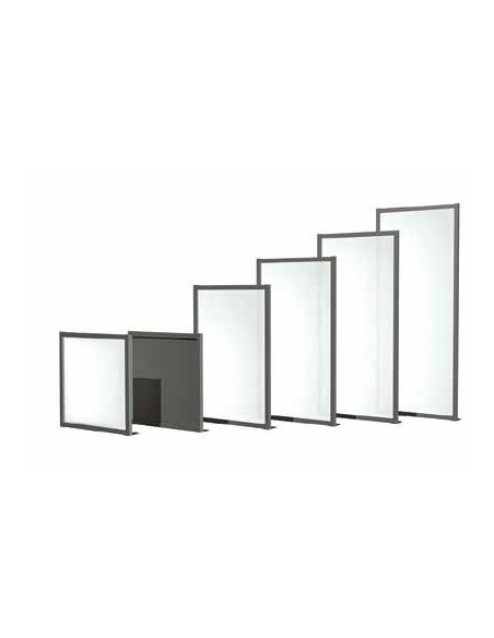 Coupe-vent, cadre tubulaire en aluminium UNICO, H.180cm x L.100cm