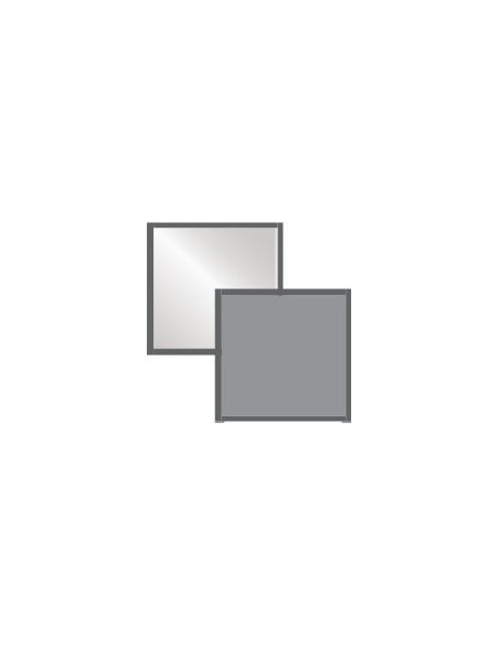 Coupe-vent, cadre tubulaire en aluminium UNICO, H.100cm x L.100cm