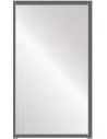 Coupe-vent, cadre tubulaire en aluminium UNICO, H.180cm x L.100cm