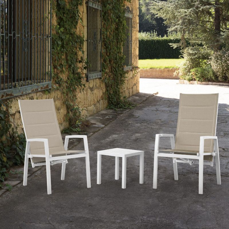 Fauteuil relaxation de jardin DENIA