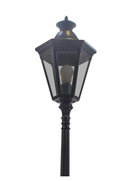 Lampadaire VENDÉE, lanterne LANTIS noir